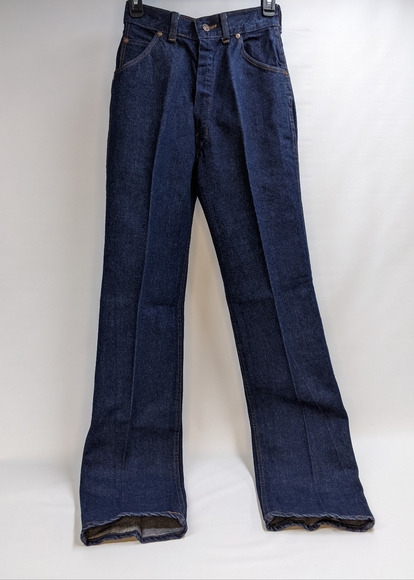 Vintage Tour de France Rigid High waisted Jeans Dark Wash size 24? NWOT - Picture 2 of 13